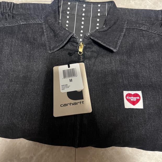 M사이즈 칼하트WIP 허드슨 자켓 블랙