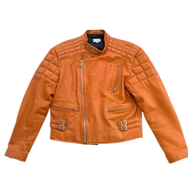 폴스미스 모터 사이클 레더 자켓