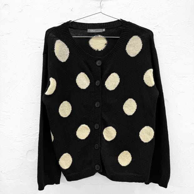 49av. Junko shimada 도트 가디건