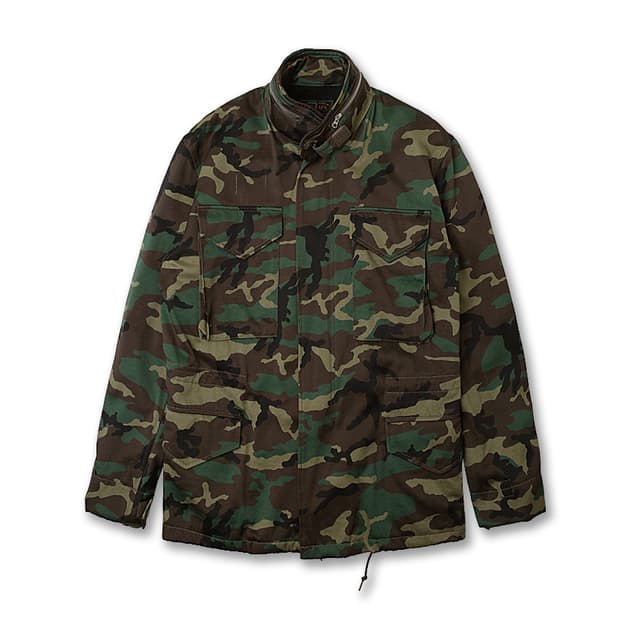 빔즈 플러스 [Beams +] 카모플라쥬 나일론 필드자켓 M-65 점퍼S