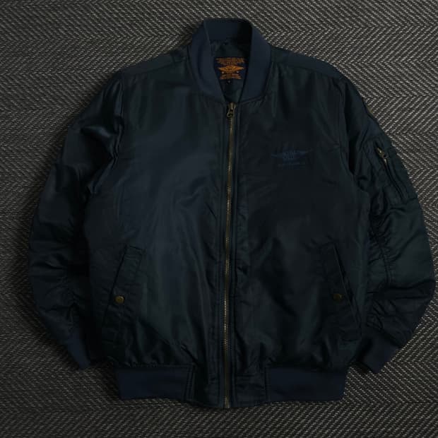 Captain Wevic USA 빈티지 ma-1 항공 점퍼자켓o 3955