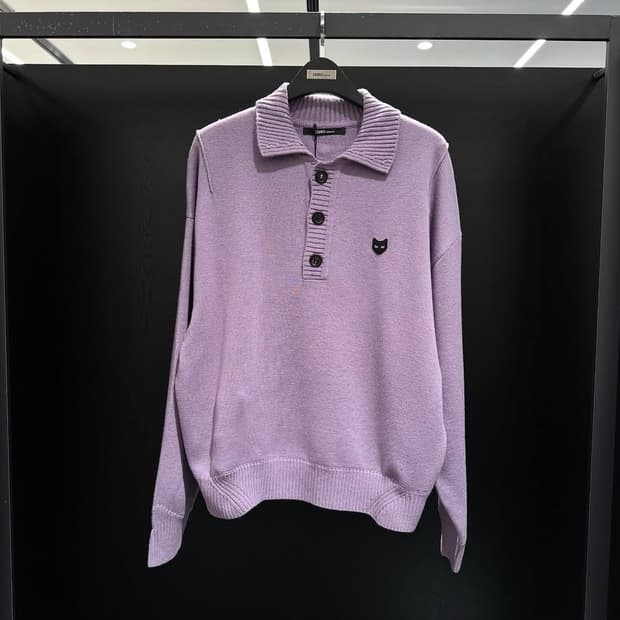 송지오 지제로 팬서 핸드 로프 카라 니트