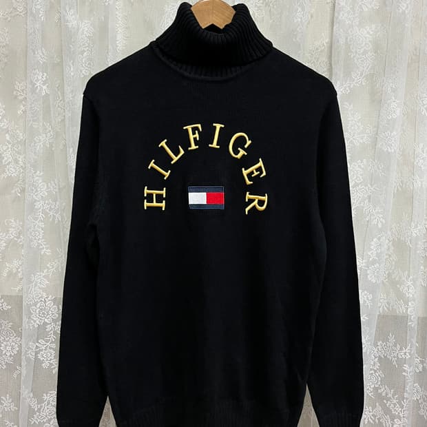 L) 타미진스 타미힐피거 폴라 니트 블랙