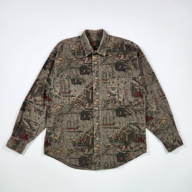 Eddie Bauer 패턴 셔츠