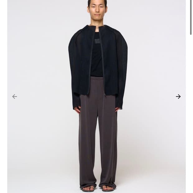 easy banding pants, charcoal