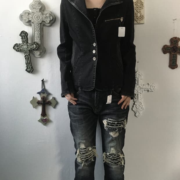 Dyed line detail jacket 