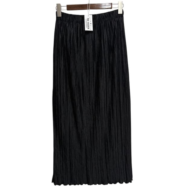 Vintage 플리츠 롱스커트