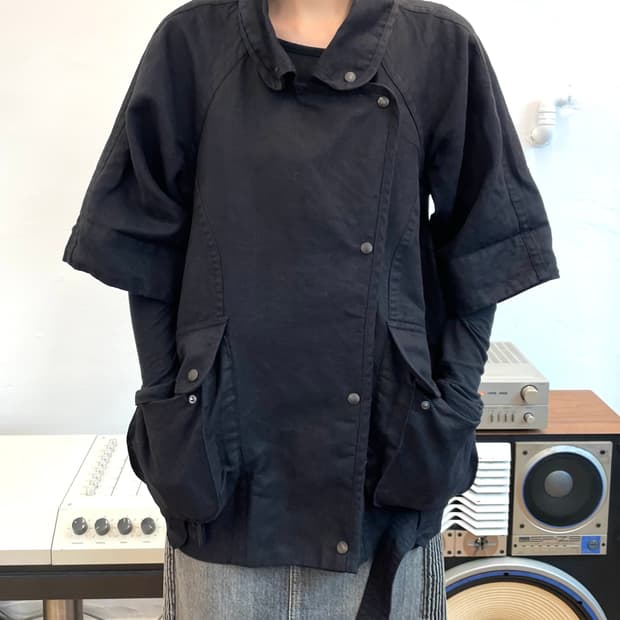 [36] 이자벨마랑 리넨 반팔 자켓