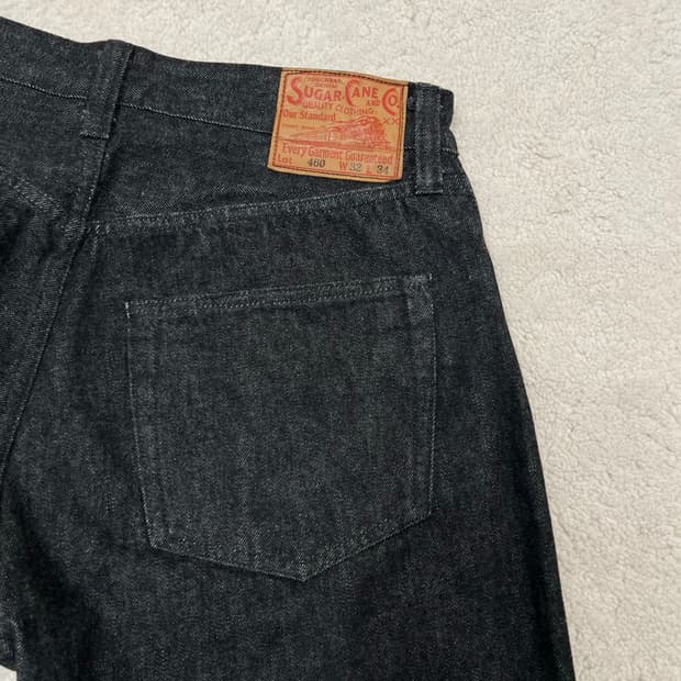 슈가케인 1947 블랙 레귤러 스트레이트