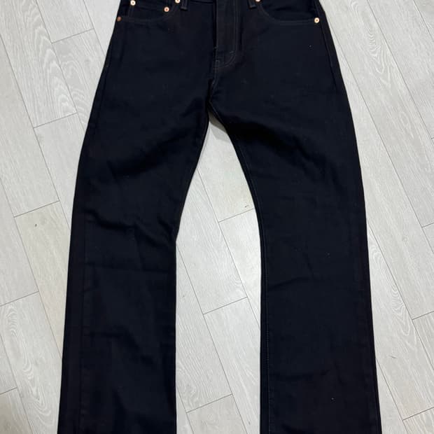 리바이스 517 부츠컷 블랙 데님팬츠 