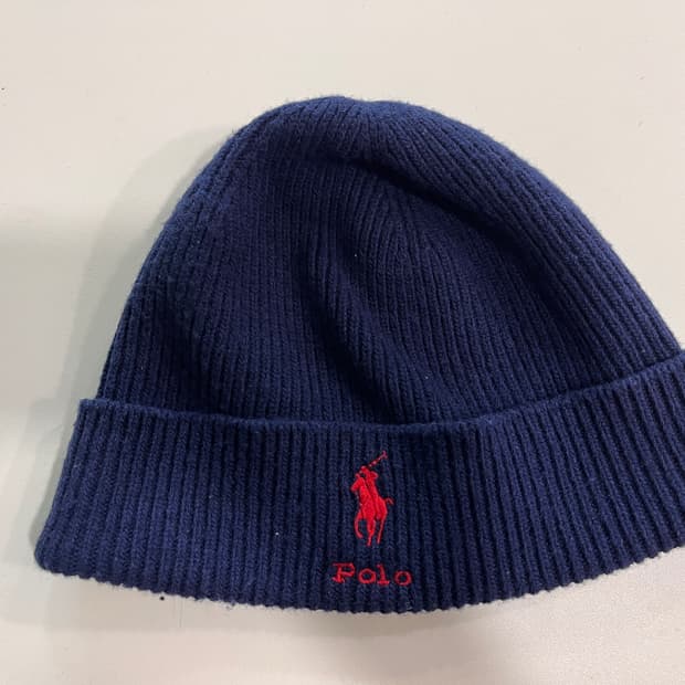 폴로 네이비 비니
