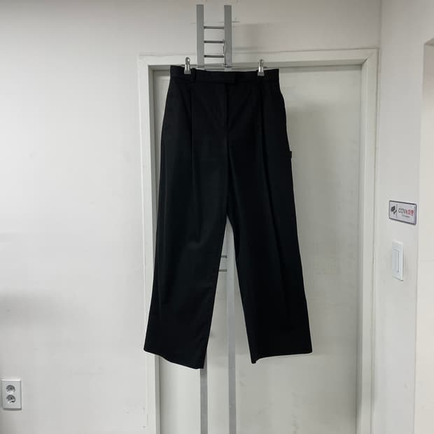 메종키츠네 블랙 슬랙스 38(W)
