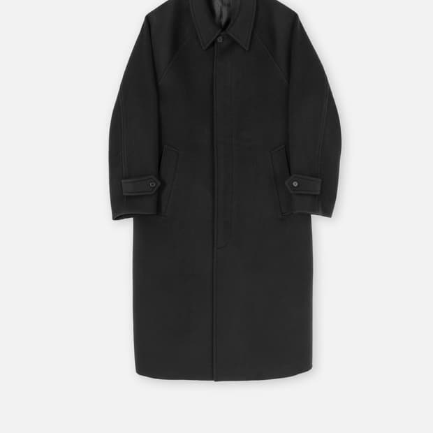 브라운야드 25fw 발마칸 워시드블랙