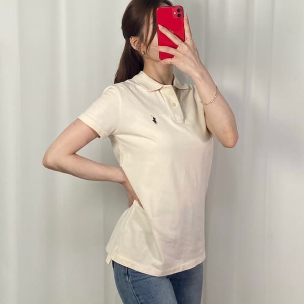 폴로 아이보리 와펜 pk