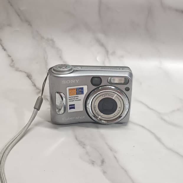 전원X 소니 CyberShot DSC-S80 레트로 빈티지 디카