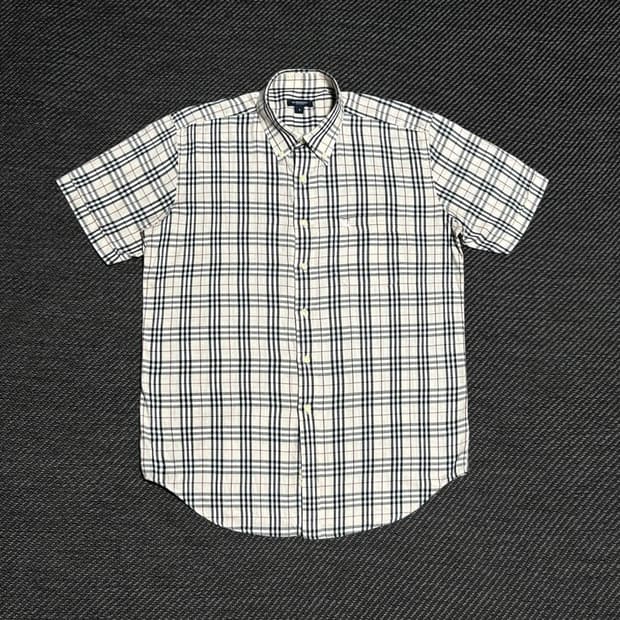 [L] Burberry 버버리 노바체크 반팔 셔츠