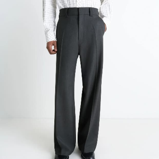 르메르 스트레이트 테일러드 팬츠 다크 그레이 (44)