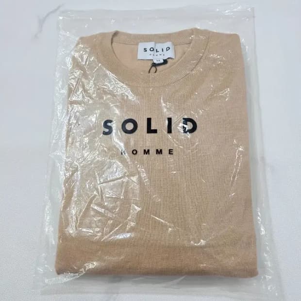 솔리드옴므 니트 새상품 110