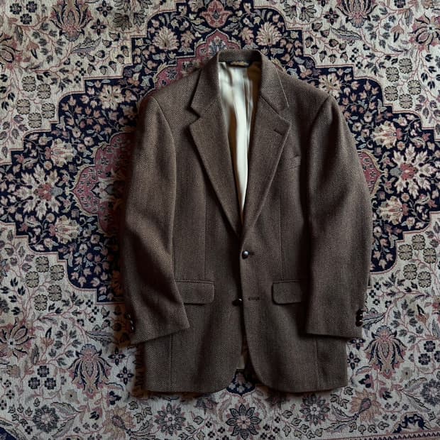 브룩스 브라더스 트위드 자켓 105