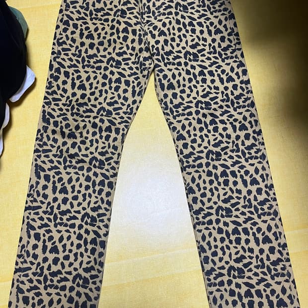 슈프림 레오파드 팬츠30
