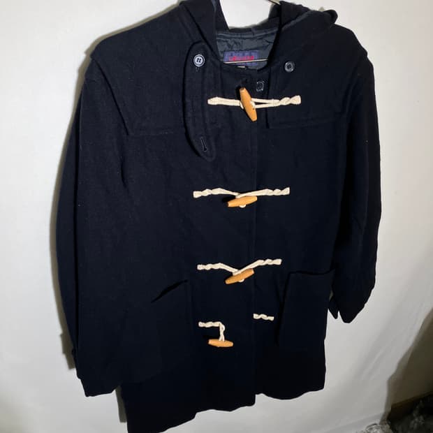 L)여성 울 더플코트 떡볶이코트