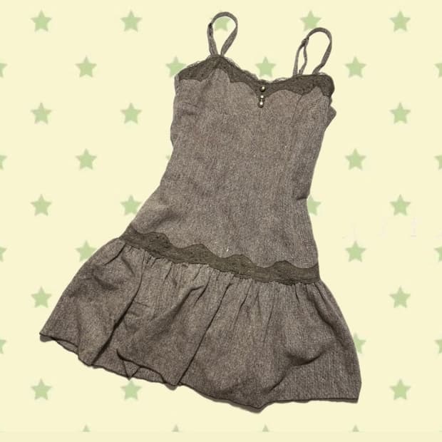 리즈리사 개대장 초코크림  라떼 로맨틱 갸루 원피스