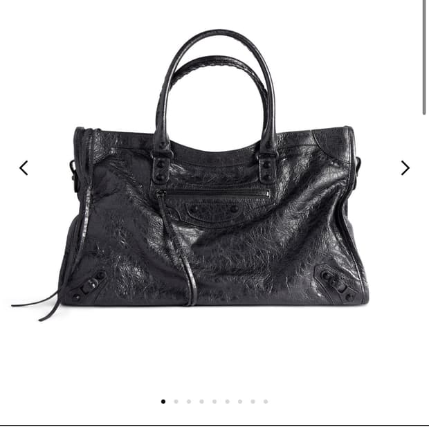 구매글) 발렌시아가 르 시티 백 블랙