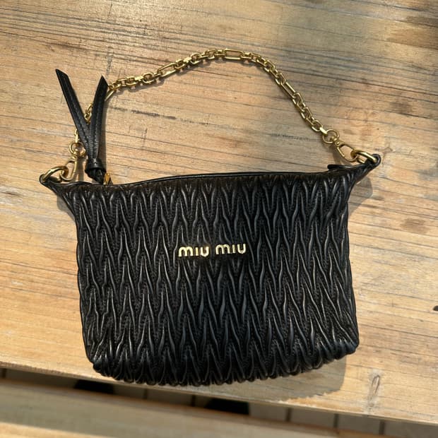 [정품] 미우미우 레더 스피릿 호보백