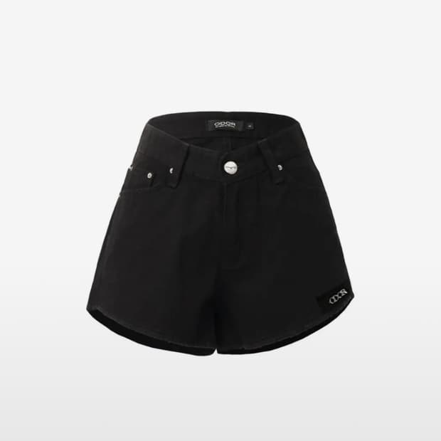 오도어 코튼 숏팬츠 반바지