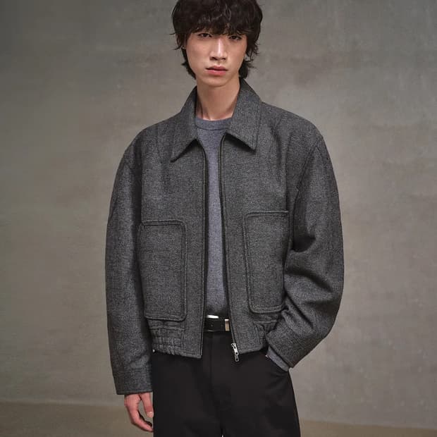 엘무드 에펠 헤링본 자켓