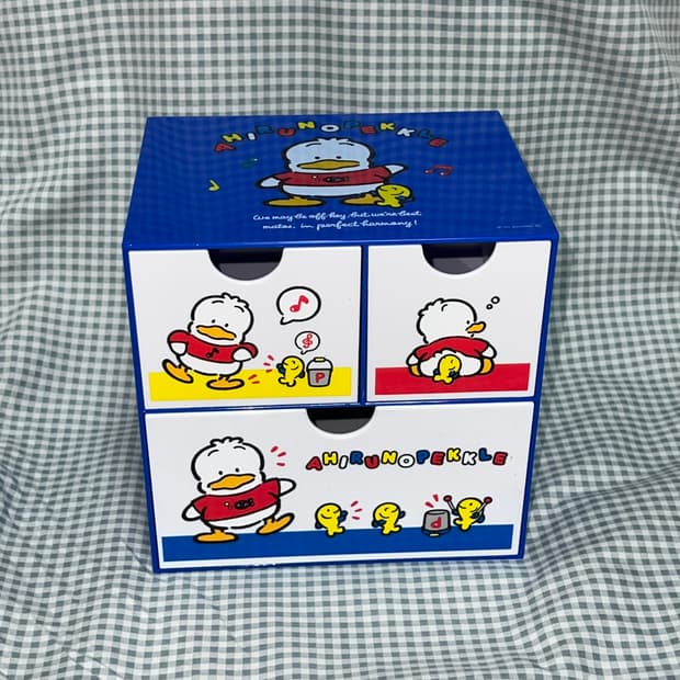 산리오 정품 페클 체스트 3칸 서랍함