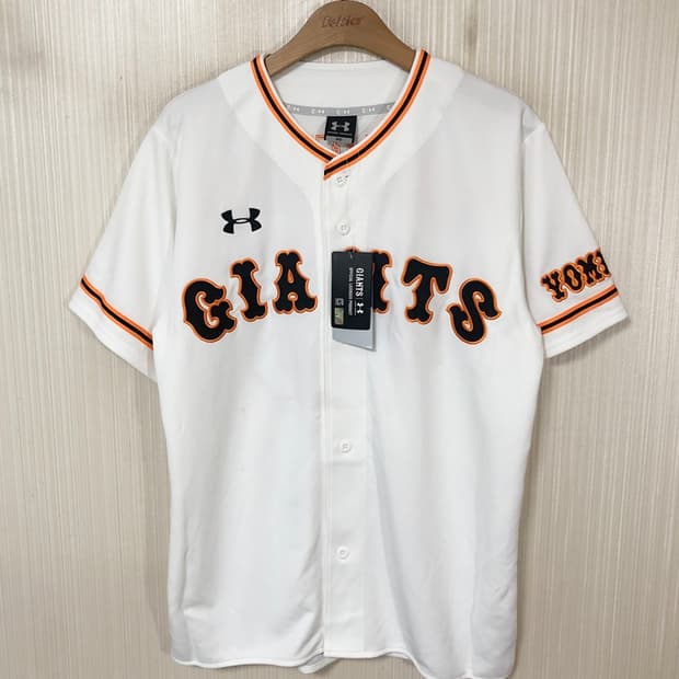 NPB 언더아머 요미우리자이언츠 어센틱 홈유니폼/져지 M #49 이시카와