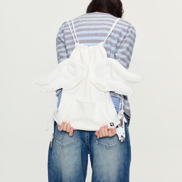 테스트메커니즘 JIKOO YaWhat 엔젤 윙 코튼 백