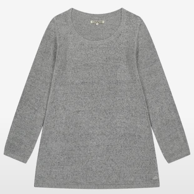 코이세이오 부클 니트 원피스 라이트 그레이 2사이즈