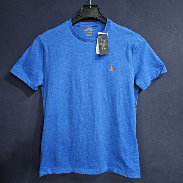 폴로 랄프로렌 멜란지 블루 남성 90~95 반팔티 