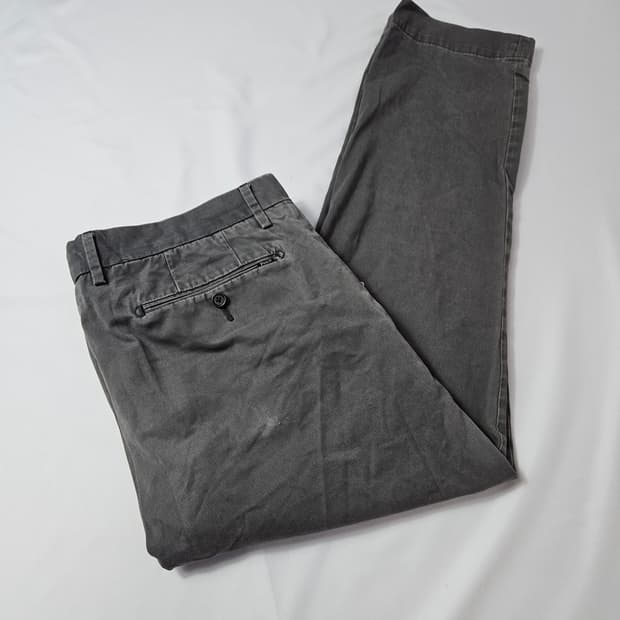 폴로 랄프로렌 신형 QR정품 치노팬츠 슬랙스 바지 워싱챠콜 33