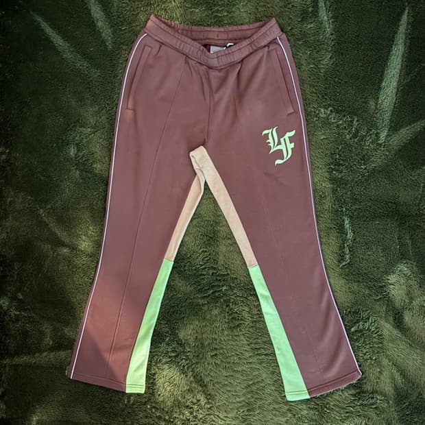[L] 푸마 훕스 X 라멜로 볼 라프랑스 콜라보 트랙팬츠 브라운