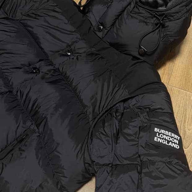 버버리 런던 잉글랜드 남자 블랙 패딩 [L]