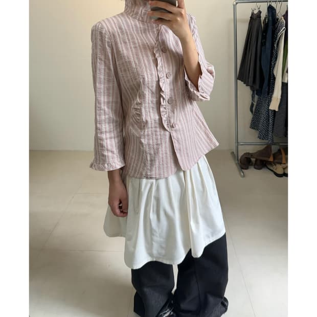 빈티지 스트라이프 자켓