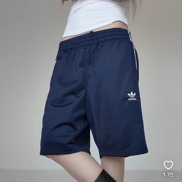 아디다스 파이어버드 쇼츠 네이비L