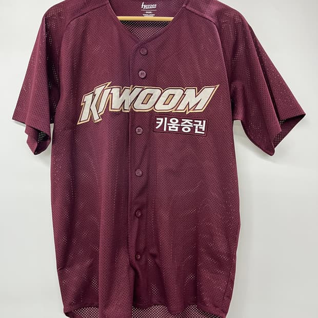 키움히어로즈 유니폼 버건디 95사이즈 (M)