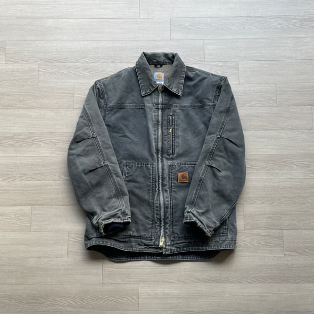 칼하트 C61 BLK 쉐르파 워크 자켓 코트 carhartt