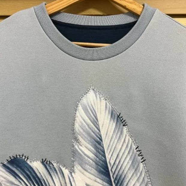 시스템 남성 인디블루 라운드맨투맨티셔츠 95