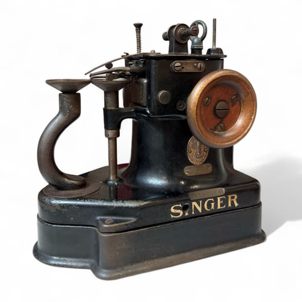 1910년 SINGER 46K 레더 소잉 머신