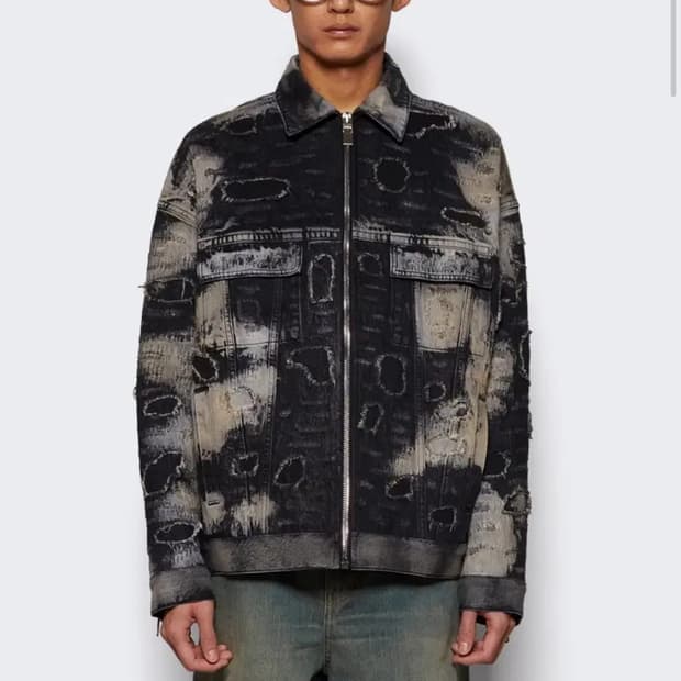 Givenchy boro distroyed jacket