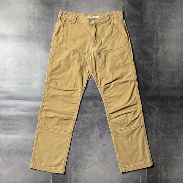 CARHARTT 칼하트BN2802 카멜 더블니 워크팬츠 A01115
