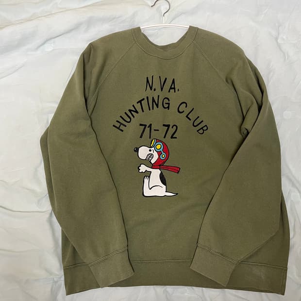 와일드동키 스누피 맨투맨 L