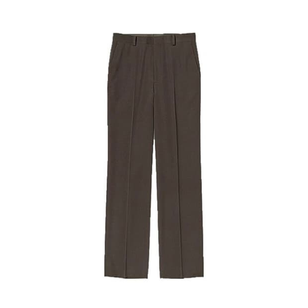 Auralee 오라리 라이트 울 맥스 개버딘 슬랙스 다크 브라운 4