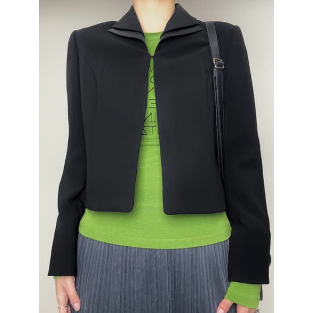 빈티지 블랙 블레이저 자켓