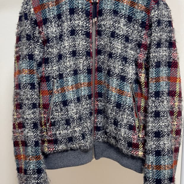 아크네스튜디오 아즈라 체크 봄버